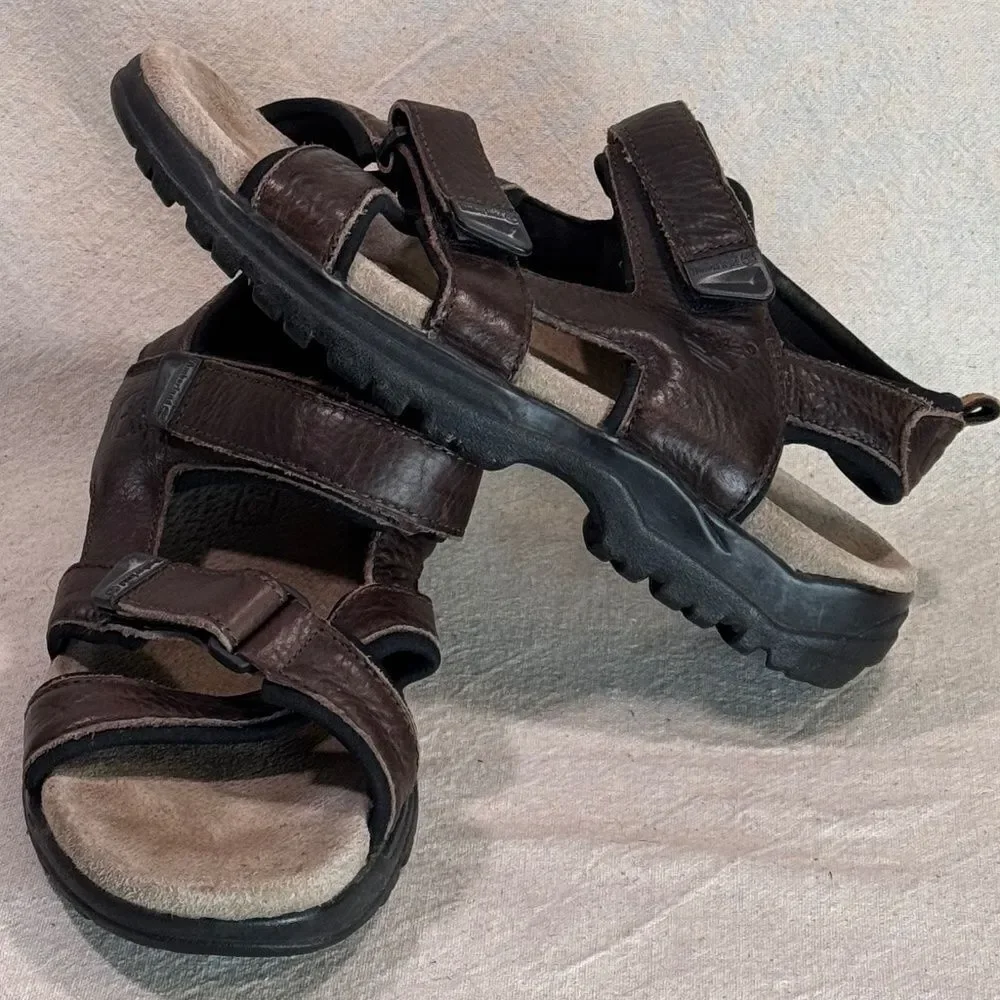 Timberland Sandal Open Toe Hook and Loop Leather Mens Size 10M